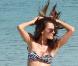 La belle Alessandra Ambrosio en shooting à Saint-Barthelemy, en octobre 2010.