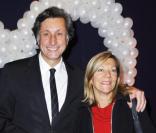 Patrick de Carolis et son épouse Carol Ann lors de la générale de la comédie musicale Mamma Mia au Théâtre Mogador à Paris le 28 octobre 2010