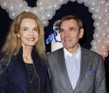 Cyrielle Clair et son mari Michel Corbiere lors de la générale de la comédie musicale Mamma Mia au Théâtre Mogador à Paris le 28 octobre 2010