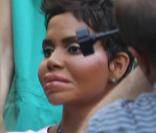 Halle Berry, méconnaissable pour le tournage de Truth or Dare à Los Angeles le 3 novembre