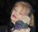Arielle Dombasle lors du coup d'envoi des illuminations de Noël aux Galeries Lafayettes à Paris le 4 novembre 2010