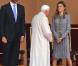 Felipe et Letizia d'Espagne accueillaient samedi 6 novembre le pape Benoît XVI pour une visite de deux jours.