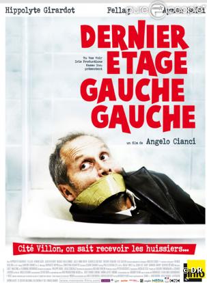 L'affiche polémique du film Dernier étage, gauche, gauche