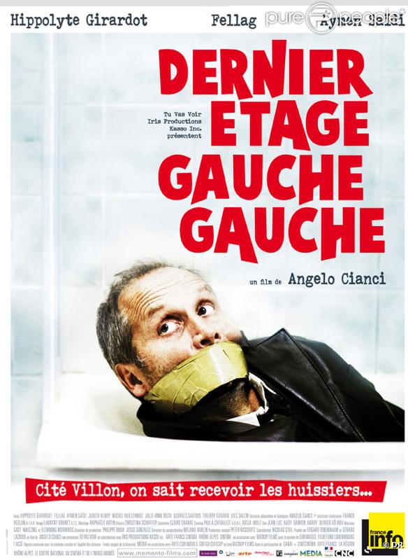 L'affiche polémique du film Dernier étage, gauche, gauche