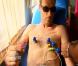 Après un malaise, Emmanuel passe un électrocardiogramme avec le médecin de l'émission (prime du 20 novembre 2010)
