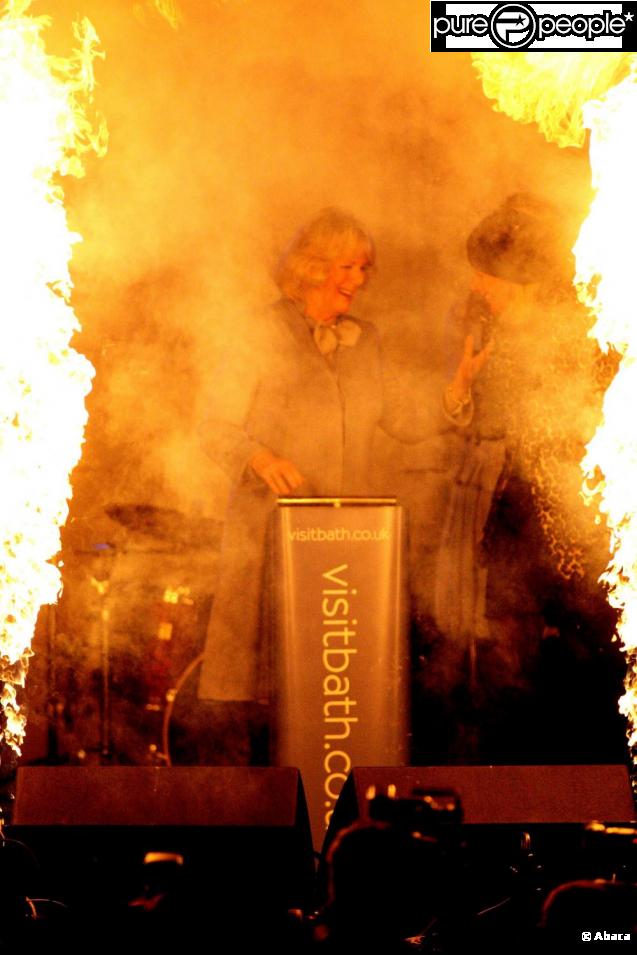 Jeudi 18 novembre 2010, Camilla Parker Bowles procédait à l'inauguration des illuminations de Noël de la ville de Bath. Sa prestation fut... spectaculaire !