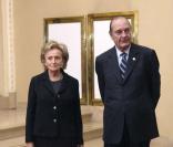 Jacques Chirac et sa femme Bernadette