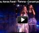 Sheryfa Luna et Kenza Farah lors du Concert pour la tolérance 2010 à Agadir.