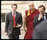 Matthieu Ricard arrive à l'Elysée