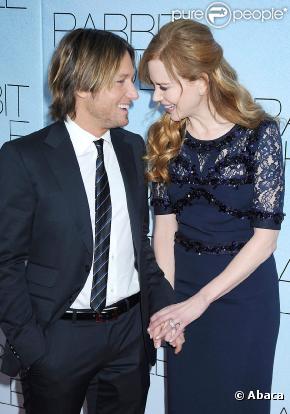 Keith Urban et Nicole Kidman lors de l'avant-première de Rabbit Hole à New York le 2 décembre 2010