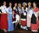 Geneviève de Fontenay a organisé une réception en compagnie de ses 25 Miss Nationale, habillées en tenues traditionnelles de leurs régions, sur un bâteau-mouche écolo, vendredi 3 décembre 2010, à Paris.