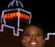 Surya Bonaly inaugure une patinoire à Perpignan, le 5 décembre 2010.