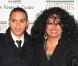 Diana Ross et son fils Evan lors de la remise des 33e honneurs du Kennedy Center à Washington le 5 décembre 2010