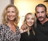  Audrey Lamy : au côté de son beau-frère Jean Dujardin, de sa soeur Alexandra Lamy et de son compagnon Thomas 