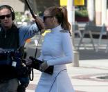 Jennifer Lopez se dirige vers les studios d'enregistrement d'American Idol à Los Angeles au début du mois de décembre