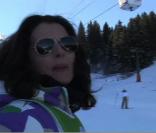 Faustine Bollaert lors de la 6ème édition du Mont-Blanc des médias à Saint-Gervais (samedi 11 décembre 2010)