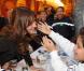 Nicolas Sarkozy et Carla Bruni lors du Noël de l'Elysée le 15 décembre 2010 au Palais présidentiel
