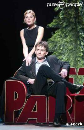 Pierre Palmade et Michèle Laroque en juin 2002. 