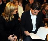 Rafael Nadal reçoit une récompense de la part de la ville de Manacor (Espagne) dont il est natif. Il a été désigné Enfant préféré de la ville, vendredi 17 décembre 2010.