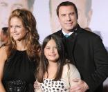John Travolta et Kelly Preston avec leur fille Ella Bleu en 2009<br />