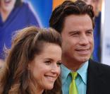 John Travolta et Kelly Preston en 2007 à Los Angeles pour l\'avant-première de Hairspray<br />
