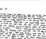La lettre de Bill pour ses fans