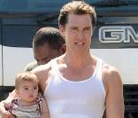 Matthew McConaughey et sa petite Vida <br />