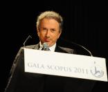 Michel Drucker lors du gala Scopus à Paris le 23 janvier 2011