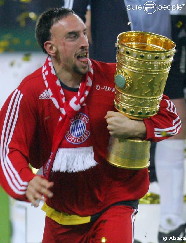 Franck Ribéry et la coupe d'Allemagne