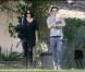 Orlando Bloom avec son fils Flynn et sa soeur, à Los Angeles le 24 janvier 2011