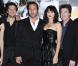 Guillaume Canet, Gilles Lellouche, Marion Cotillard et Francois Cluzet pour la première des Petits Mouchoirs à Paris en octobre 2010