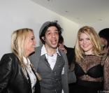 Virginie Caprice et Célyne Durand au défilé d'Ylan Anoufa, mercredi 26 Janvier à La Galerie d'art Léadouze.  