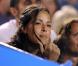 Ana Ivanovic, superbe, assistait le 27 janvier 2011 à la victoire de Novak Djokovic face à Roger Federer en demi-finale de l'Open d'Australie.