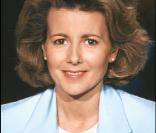 Claire Chazal, aux commandes du JT du week end de TF1 depuis les années 90. (1992)<br />