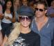 Paris Hilton et Cy Waits se rendent à l'aéroport de Sao Paulo pour regagner Los Angeles, vendredi 28 janvier.