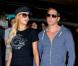 Paris Hilton et Cy Waits se rendent à l'aéroport de Sao Paulo pour regagner Los Angeles, vendredi 28 janvier.