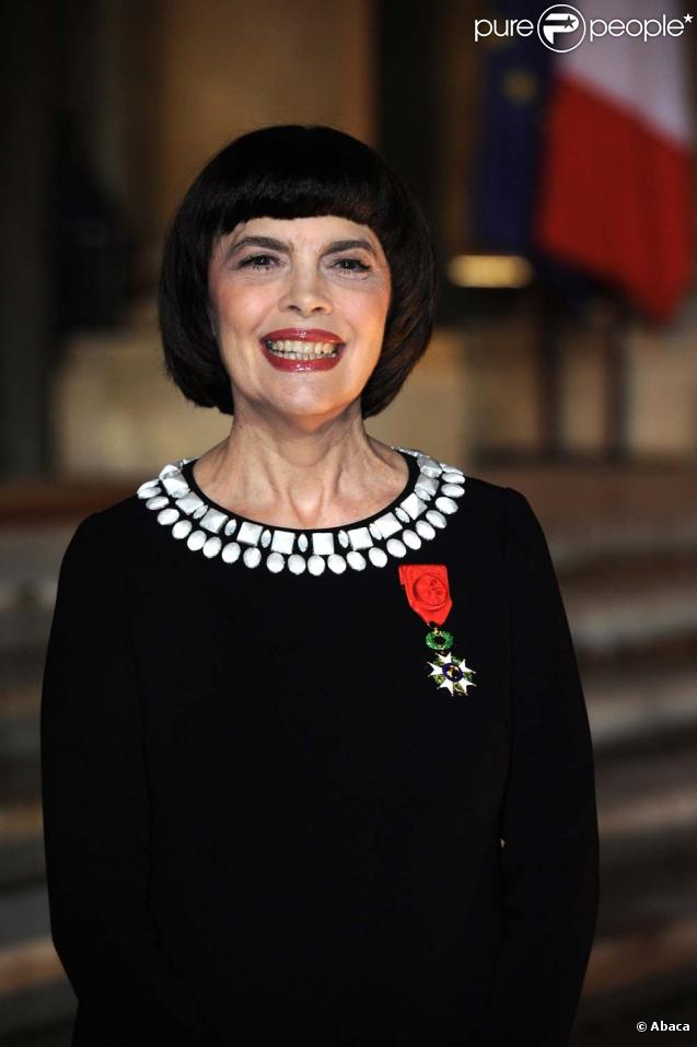 Mireille Mathieu, Elysée, le 26 janvier 2010