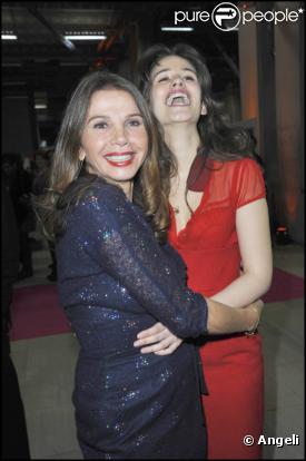 Lucie Lucas et Victoria Abril à la 18e édition des Trophées du Film français, le 3 février, à Paris.