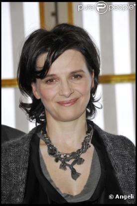 La conférence de presse du Printemps des poètes, avec la présence de Juliette Binoche, marraine du festival, le 7 février à Paris
