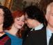 La sublime Christina Hendricks et son compagnon Geoffrey Arend à l'Hôtel de Ville de Paris, le 8 février 2011.