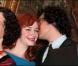 La sublime Christina Hendricks et son compagnon Geoffrey Arend à l'Hôtel de Ville de Paris, le 8 février 2011.