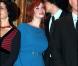 La sublime Christina Hendricks et son compagnon Geoffrey Arend à l'Hôtel de Ville de Paris, le 8 février 2011.