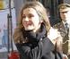 Letizia d'Espagne visite une station de radio à Madrid, le 9 février 2011.