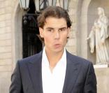 Rafael Nadal, présentation de l'Open de Barcelone, à Barcelone, le 8 février 2011