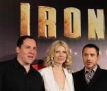 Jon Favreau, Gwyneth Paltrow et Robert Downey Jr.