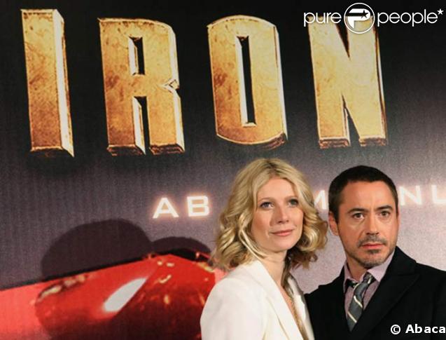 Gwyneth Paltrow et Robert Downey Jr.