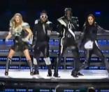 Les Black Eyed Peas, finale du Super Bowl, Dallas, le 6 février 2011