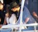 Eva Longoria et Eduardo Cruz sur un yacht à Miami le 5 février 2011
