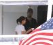 Eva Longoria et Eduardo Cruz en vacances sur un yacht à Miami le 6 février 2011