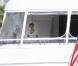 Eva Longoria et Eduardo Cruz en vacances sur un yacht à Miami le 6 février 2011